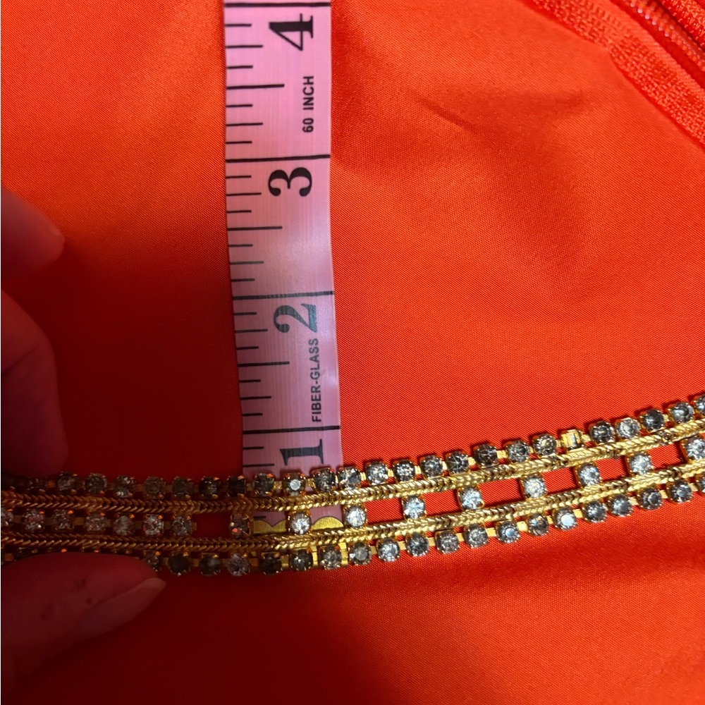 Gold and Rhinestone Belt - Picture 6 of 7